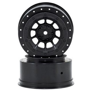 J Concepts JCO3351B  Black Hazard Slash Rear, Slash 4X4 F&R Wheel (2)