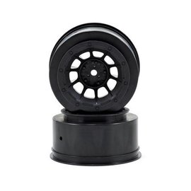 J Concepts 3350B Hazard Slash 2WD Fr Wheel Blk (2)