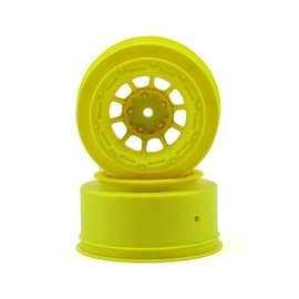 J Concepts JCO3350Y Hazard Slash 2WD Front Wheel Yellow (2)