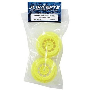 J Concepts JCO3352Y  Yellow Hazard Tekno SCT410SL, Losi Ten SCT-E, Ten SCT-Nitro, 22 SCT Wheel (2)