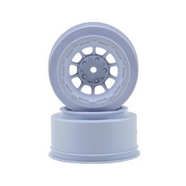 J Concepts JCO3350W  Hazard Slash 2WD Front Wheel White (2)