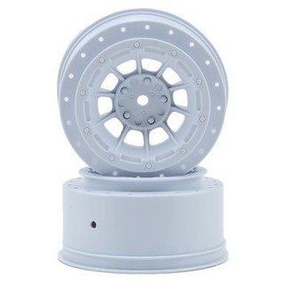 J Concepts JCO3351W  White Hazard Slash Rear, Slash 4X4 F&R Wheel (2)