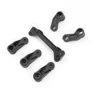 Tekno RC TKR6526B  Bell Cranks, Servo Horns, Ackerman Plate (revised, requires 6519B)