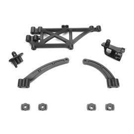 Tekno RC TKR6538  Chassis Brace, Body Mount Set (EB410)