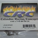 CRC CLN1435 4-40 X 7/16  Button Head Stainless Steel