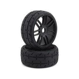 GRP Tyres GRPGTX01-S1  TO1 Belted 1/8 High Speed Tires (17mm Hex) (Black) (2) (S1)