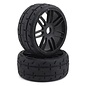 GRP Tyres GRPGTX01-S1  TO1 Belted 1/8 High Speed Tires (17mm Hex) (Black) (2) (S1)
