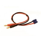 Racers Edge RCE1622  Charge Adapter: EC3 Device to M 4mm bullets- 300mm wire