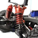 Racers Edge RCE1849R  Slash 2/4WD Aluminum Front Shock (pr) - Red