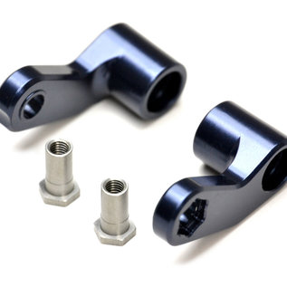 Exotek Racing EXO1822 EB410 Steering Cranks, 1 pair 7075 with Steel Posts