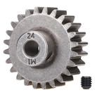 Traxxas TRA6496X  24T Steel Mod 1.0 Pinion Gear w/5mm Bore