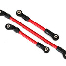 Traxxas TRA8146R  TRX-4 Steering line/Draglink/Panhard Link(Red Powdered Coated Steel)