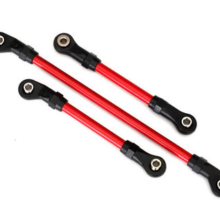 Traxxas TRA8146R  TRX-4 Steering line/Draglink/Panhard Link(Red Powdered Coated Steel)