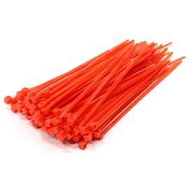 Integy C23386RED Plastic Tie Wrap/Cable Tie Small (100)