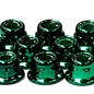 Integy C24434GREEN Color Flanged Locknut 4mm (10)
