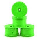 DE Racing DER-SB4-ARG  Green Speedline Buggy Wheels for B6.2 , B74 / TLR 22 5.0 , 22X-4 (4)