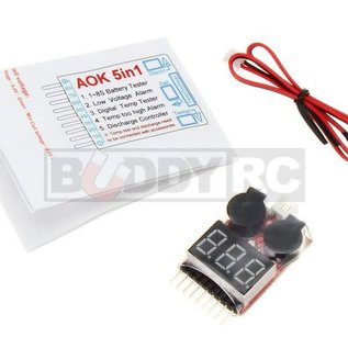Michaels RC Hobbies Products AOK-3001  AOK 5 in 1 Controller with Temperature Sensor