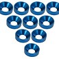 3-Racing 3RAC-WC3/BU Blue Aluminum M3 CSK Washers (10)