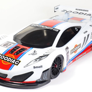 ZooZilla ZR-0007-07  Zoodiac GT 0.7mm Standard  190mm Touring Car Clear Body Shell