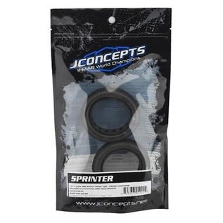 J Concepts JCO3134-02 Sprinter 2.2" Green 2WD Front Buggy Dirt Oval Tires (2)
