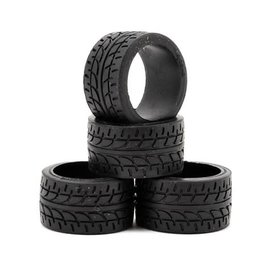 Kyosho KYOMZW38-10B  Mini-Z 11mm Wide Racing Radial Tires 10°  Shore (4)