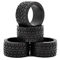 Kyosho KYOMZW38-10B  Mini-Z 11mm Wide Racing Radial Tires 10°  Shore (4)