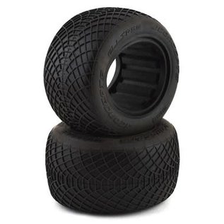 J Concepts JCO3199-02  Green Ellipse 2.2" 1/10 Stadium Truck Tires (2) 319902