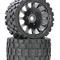 Power Hobby PHBPHT1131R  Scorpion Belted Soft Tires on Black Wheels 17mm Hex (2) 1131R