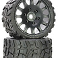 Power Hobby PHBPHT1141R  Raptor Belted Premounted Monster Truck Tires(Soft Compound/17mm Hex)