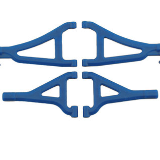 RPM R/C Products RPM80695  Blue Front Upper & Lower A-Arms  for 1/16 E-Revo