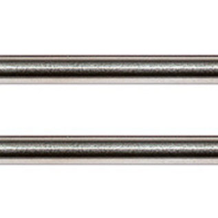 Team Associated ASC91643  RC10B74  FT 3x24 mm Chrome Shock Shafts V2