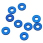 Team Associated ASC31385  Team Associated 7.8x1.0mm Aluminum Bulkhead Ball Stud Washer (Blue) (10)