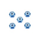 Tamiya TAM15500  Blue Aluminum 2mm Locknuts (5)