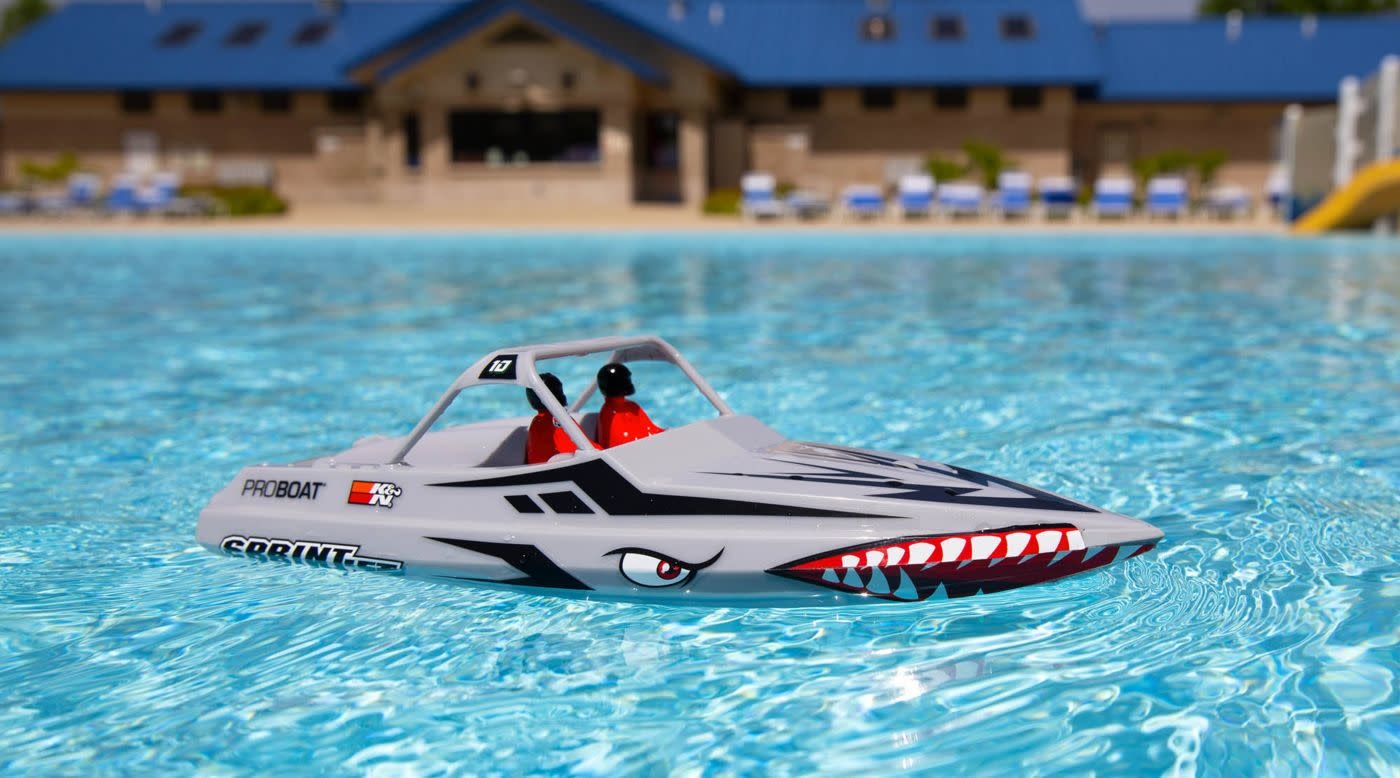 PRB08045T1 Sprintjet 9" Self-Righting Jet Boat Brushed RTR 