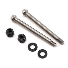 Exotek Racing EXO1812  Exotek EB410 Titanium Rear Hub Locking Captured Hinge Pins (2)