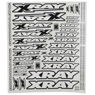 Xray XRA397311  XRAY Stickers For Body (White)