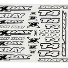 Xray XRA397326  XRAY T4 Sticker Decal Sheet (White)