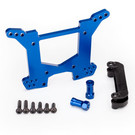 Traxxas TRA6738X  Blue Alu Rear Shock Tower: Rustler 4x4 & Hoss 4x4