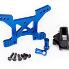 Traxxas TRA6739X  Blue Alu Front Shock Tower: Rustler 4x4 & Hoss 4x4