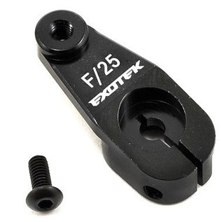 Exotek Racing EXO1547BLK AE B6 25T Black Heavy Duty Servo Horn, 7075 Futaba