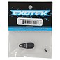 Exotek Racing EXO1547BLK AE B6 25T Black Heavy Duty Servo Horn, 7075 Futaba