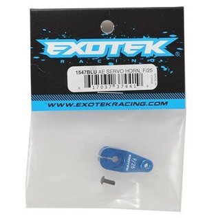 Exotek Racing EXO1547BLU AE B6 25T Blue Heavy Duty Servo Horn, 7075 Futaba