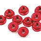 Yeah Racing YEA-LN-M4S-RD  Red Aluminum 4mm Serrated Wheel Nuts (10)