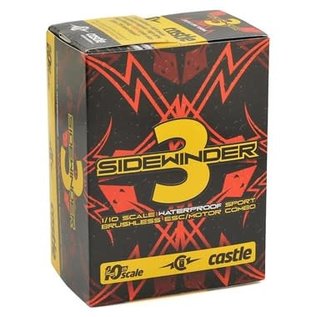 Castle Creations CSE010-0115-07  Sidewinder SV3 Waterproof 1/10 ESC/Motor Combo (6900kV)