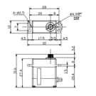 Reefs SEHREEFS25  99 Micro High Torque High Speed Micro Servo 0.08/115 @ 8.4V