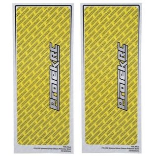 Protek RC PTK-1102-YLW  ProTek RC Universal Chassis Protective Sheet (Yellow) (2)