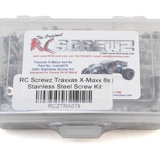 RC SCREWZ RCZTRA079  RC Screwz Traxxas X-Maxx 8S Stainless Steel Screw Kit