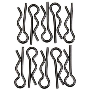 Axial Racing AXA1059  Body Clip 6mm Black (10)  AXIC1059