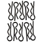Axial Racing AXA1059  Body Clip 6mm Black (10)  AXIC1059