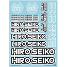 Hiro Seiko 69929  Team Hiro Seiko Sticker Sheet